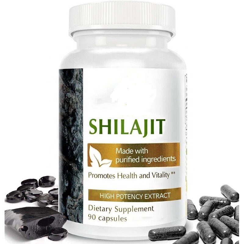 Shilajit Softgels - Manufacturer Private Label 500mg Extra Strength Stamina Power Organic