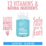 Hair Growth Gummies - Manufacturer OEM Vegan Bears Biotin Folic Acid Vitamin