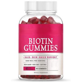 Hair Growth Gummies - Manufacturer Private Label Hyaluronic Acid Biotin Collagen Keratin