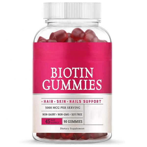 Hair Growth Gummies - Manufacturer Private Label Hyaluronic Acid Biotin Collagen Keratin