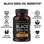 Black Seed Oil Gummies - Manufacturer Private Label Bear Sugar Free Blueberry Honey