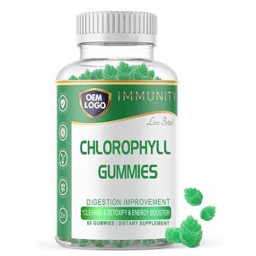 Chlorophyll Gummies - Manufacturer Hot Sale Organic Vegan Sodium Copper Cleanse Body
