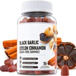 Black Garlic Gummies - Manufacturer Aged 1000mg Ceylon Cinnamon Chromium Supplement