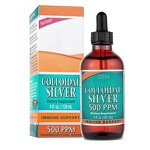 Colloidal Silver Liquid - Manufacturer 500PPM 99.9% Pure Mineral Immune Family