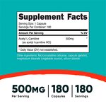 ALCAR Capsules - Manufacturer Acetyl L-Carnitine Cognitive Function Exercise Endurance