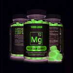 Magnesium Gummies - Manufacturer 600mg Glycinate Citrate Sleep Stress Cramp Relief