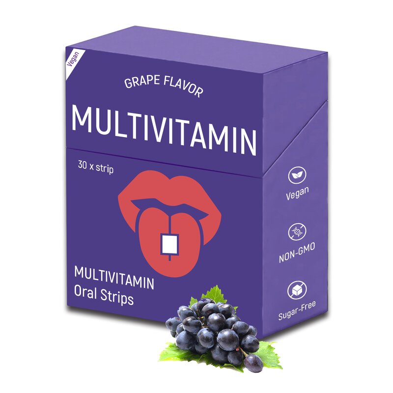 Multivitamin Strips - Manufacturer OEM/ODM Mineral Immunity Vegan Fast Dissolving
