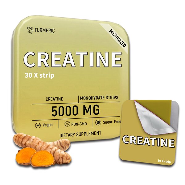 Creatine Oral Strips - Manufacturer OEM/ODM Vegan Biotin Energy Dissolvable Thin