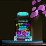 Kids Multivitamin - Manufacturer Bears Vegan Pectin Immune Booster Gummy Candy