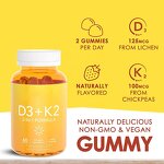 Vitamin D3 K2 Gummies - Manufacturer Vegan 10000IU Bone Health Vitamine K2 Gummy