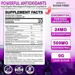 Astaxanthin Gummies - Manufacturer Sugar-Free 24mg Resveratrol Vitamin B1 Antioxidant