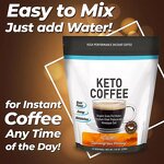 Keto Coffee - Manufacturer Gourmet Sugar-Free 6g MCT Low Carb Paleo Instant