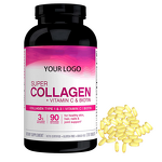 Collagen Capsules - Manufacturer Wholesale Skin Whitening Younger Looking Face Supplement