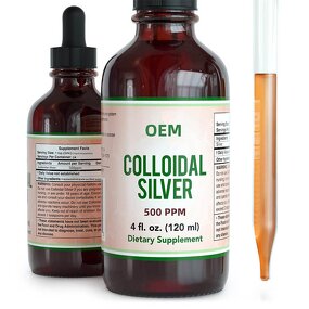 Nano Silver Liquid - Manufacturer 500PPM All Natural Immune Support Solution