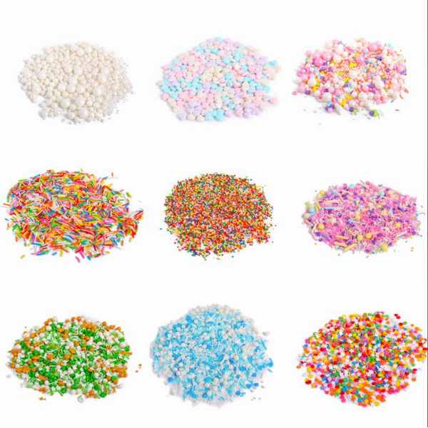 Cake Sprinkles Manufacturer - Various Styles Shinny Jimmies Ingredients