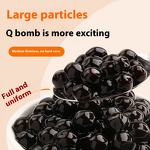 Quick Cook Frozen Black Sugar Tapioca Pearls for Bubble Tea Ingredients