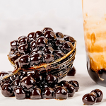 Quick Cook Frozen Black Sugar Tapioca Pearls for Bubble Tea Ingredients