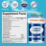 Probiotic Capsules - Manufacturer OEM ODM 70B CFU Digestive Enzymes Private Label