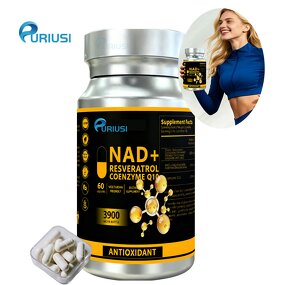 NAD+ Capsules - Manufacturer Private Label 3900mg 60 Vegan Resveratrol CoQ10