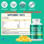 Omega 3 Fish Oil - Manufacturer OEM ODM 6000mg EPA DHA Softgel Food Supplement