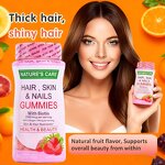 Biotin Collagen Gummies - Manufacturer Private Label Hair Nail Strawberry Whitening