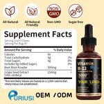 Vitamin B12 Drops - Manufacturer OEM ODM 5000Mcg Vegan Oral Liquid Complex