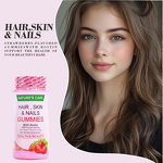 Biotin Collagen Gummies - Manufacturer Private Label Hair Nail Strawberry Whitening