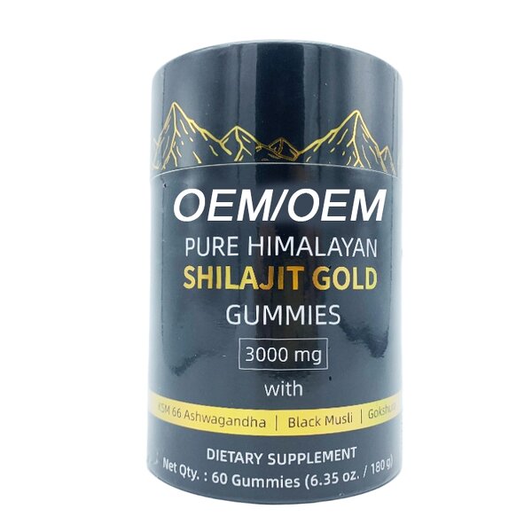 Shilajit Gummies Manufacturer - Private Label Gold Herbal Immune Support with Fulvic Acid