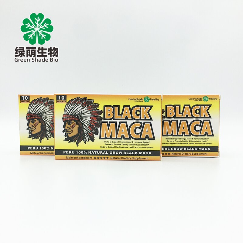 Black Maca Root Capsule Manufacturer - Private Logo Timing Tablet for Vitality & Fatigue Relief