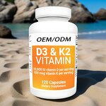 Vitamin D3 + K2 Supplements Manufacturer - High Quality Vegetarian Essential for Healthy Adults