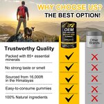 Shilajit Gummies Manufacturer - Private Label Gold Herbal Immune Support with Fulvic Acid