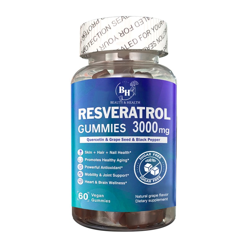 Resveratrol Gummies Factory - Wholesale Private Label 3000mg