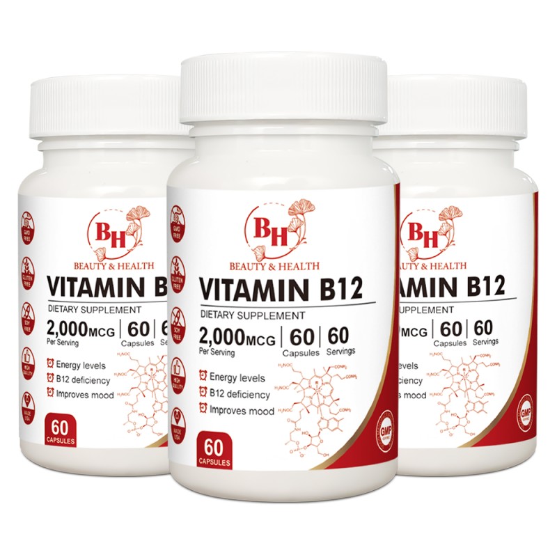 Vitamin B12 Capsules Manufacturer - OEM ODM Nootropic Brain Support