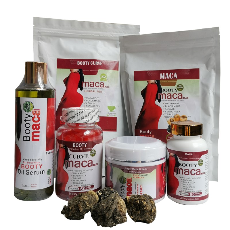 Butt Enhancement Kit Supplier - OEM Maca Capsules and Gummies Set