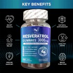 Resveratrol Gummies Factory - Wholesale Private Label 3000mg