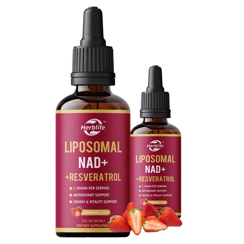 Liposomal NAD+ Drops - Manufacturer OEM ODM Nad Resveratrol Food Grade Liquid