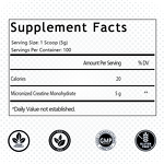 Creatine Monohydrate - Manufacturer Micronized Lean Muscle Performance