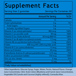 Multivitamin Gummies - Manufacturer OEM/ODM Men 120Ct Immune Heart Eye Brain