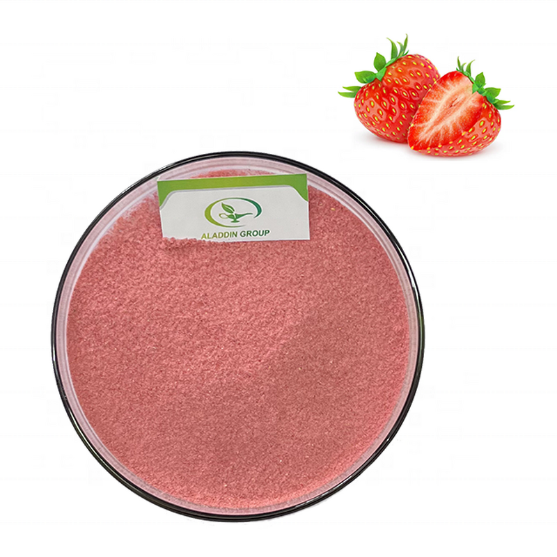 Strawberry Juice Powder - Manufacturer GMP Freeze Dried Pure Natural Powder