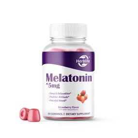 Melatonin Gummies - Manufacturer OEM Strawberry Sleep Mood Immunity Energy