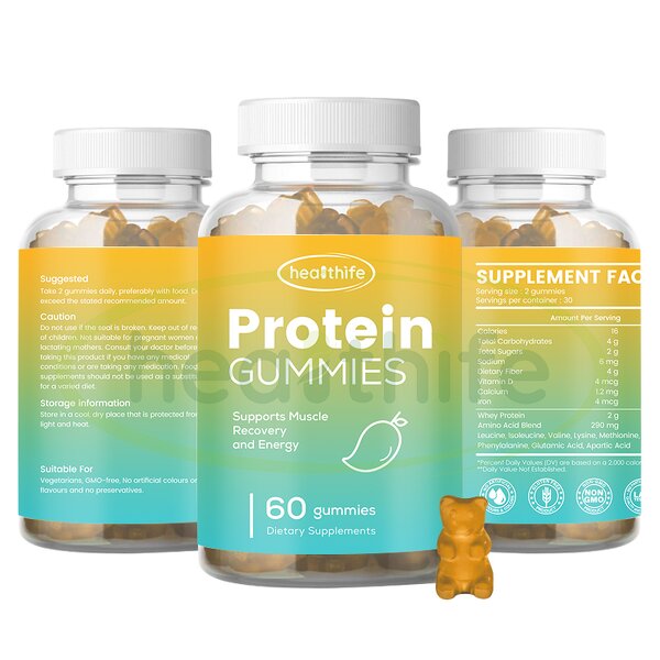 Protein Gummies Manufacturer - Healthife Whey Protein BCAA Essential Amino Acid Bears