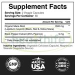 Black Maca Root Capsules Manufacturer - Extract Powder 500mg/120caps