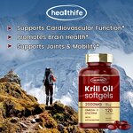 Red Krill Oil Soft Capsules Manufacturer - Private Label Halal 2000mg Astaxanthin Omega 3