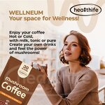 Mushroom Coffee Powder Manufacturer - Healthife 10 in 1 Instant Arabica Robusta Blend Organic