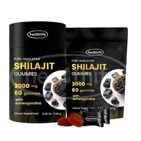 Shilajit Gummies Manufacturer - Wholesale Bag with Ashwagandha Pure Himalayan