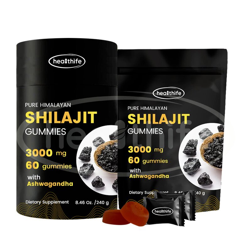 Shilajit Gummies Manufacturer - Wholesale Bag with Ashwagandha Pure Himalayan