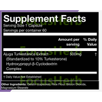 Turkesterone Capsules Manufacturer - Plant Extract Ajuga Turkestanica Powder 10% 500mg/60caps