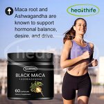 Black Maca Root Capsules Manufacturer - Extract Powder 500mg/120caps