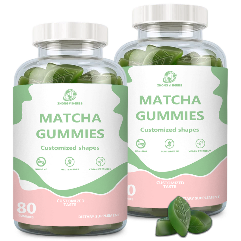 Natural Private Label Matcha Green Tea Gummies Matcha Gummies