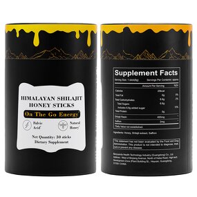 Shilajit Honey Sticks Manufacturer - Wildcrafted Sustainably Harvested from Himalayas